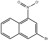 3-bromo-1-nitronaphthalene Structure