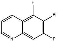 5,7-Difluoro-6-bromoquinoline 구조식 이미지