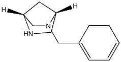 (1R,4R)-2-Benzyl-2,5-diazabicyclo[2.2.1]heptane 구조식 이미지