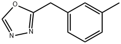 2-(3-메틸벤질)-1,3,4-옥사디아졸 구조식 이미지