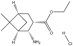 Ethyl (1R,2R,3S,5R)-2-amino-6,6-dimethylbicyclo[3.1.1]heptan-3-carboxylate hydrochloride Structure