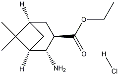(1R,2R,3R,5R)-ETHYL-2-AMINO-6,6-DIMETHYLBICYCLO[3.1.1]HEPTAN-3-CARBOXYLATE HYDROCHLORIDE 구조식 이미지