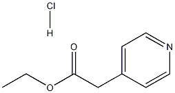 Ethyl 4-Pyridylacetate Hydrochloride Structure