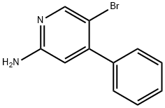 2-아미노-5-브로모-4-페닐피리딘 구조식 이미지