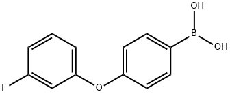 4-(3-Fluorophenoxy)phenylboronic acid Structure