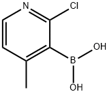 2-Chloro-4-methylpyridine-3-boronic acid 구조식 이미지