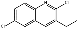 2,6-DICHLORO-3-ETHYLQUINOLINE Structure