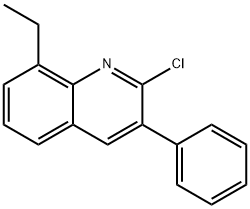 2-CHLORO-8-ETHYL-3-PHENYLQUINOLINE Structure