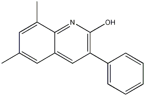 6,8-DIMETHYL-3-PHENYL-2-QUINOLINOL Structure