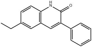 6-ETHYL-3-PHENYL-2-QUINOLINOL Structure