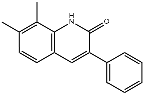 7,8-DIMETHYL-3-PHENYL-2-QUINOLINOL Structure