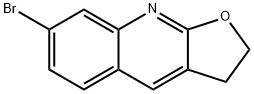 7-BROMO-2,3-DIHYDROFURO[2,3-B]QUINOLINE 구조식 이미지