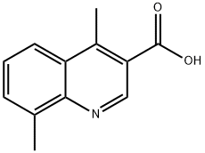 4,8-DIMETHYLQUINOLINE-3-CARBOXYLIC ACID Structure
