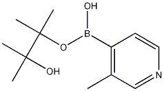 3-METHYLPYRIDINE-4-BORONIC ACID PINACOL ESTER Structure