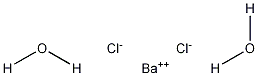 Barium chloride dihydrate 구조식 이미지