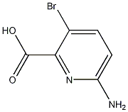 6-Amino-3-bromo-2-pyridinecarboxylic acid Structure