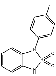 1-(4-Fluorophenyl)-1,3-dihydro-2,1,3-benzothiadiazole 2,2-dioxide Structure
