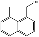 8-Methyl-1-naphthalenemethanol 구조식 이미지