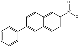 2-Nitro-6-phenylnaphthalene Structure