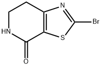 2-BROMO-6,7-DIHYDROTHIAZOLO[5,4-C]PYRIDIN-4(5H)-ONE 구조식 이미지