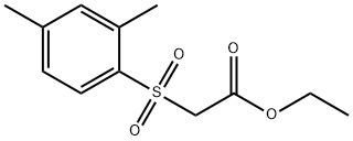 2-[(2,4-Dimethylphenyl)sulfonyl]acetic acid ethyl ester Structure