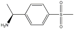 벤젠메탄아민,.alpha.-메틸-4-(메틸술포닐)-,(.alpha.S)- 구조식 이미지