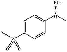 벤젠메탄아민,.alpha.-메틸-4-(메틸술포닐)-,(.alpha.R)- 구조식 이미지