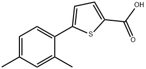 5-(2,4-dimethylphenyl)thiophene-2-carboxylic acid Structure