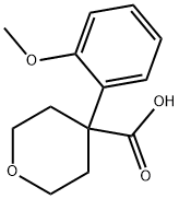 4-(2-methoxyphenyl)tetrahydro-2H-pyran-4-carboxylic acid 구조식 이미지