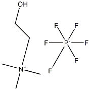 2-Hydroxy-N,N,N-trimethylethanaminium hexafluorophosphate Structure