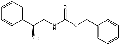 (S)-벤질2-아미노-2-페닐에틸카르바메이트 구조식 이미지
