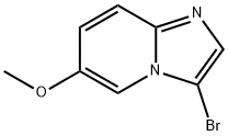 3-bromo-6-methoxyimidazo[1,2-a]pyridine Structure