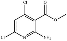 2-Amino-4,6-dichloro-nicotinicacidmethylester 구조식 이미지