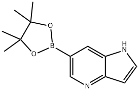 1H-PYRROLO[3,2-B]PYRIDINE-6-BORONIC ACID PINACOL ESTER Structure