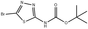 N-Boc-2-아미노-5-브로모[1,3,4]티아디아졸 구조식 이미지
