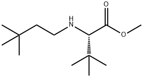 (S)-Methyl 2-(3,3-dimethylbutylamino)-3,3-dimethylbutanoate 구조식 이미지