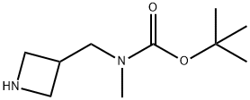 tert-butyl azetidin-3-ylmethyl(methyl)carbamate 구조식 이미지