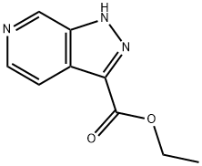 에틸1H-피라졸로[3,4-c]피리딘-3-카복실레이트 구조식 이미지