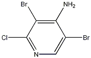 4-Pyridinamine, 3,5-dibromo-2-chloro Structure