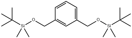 1,3-비스[(t-부틸디메틸실릴옥시)메틸]벤젠 구조식 이미지