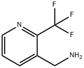 1-[2-(트리플루오로메틸)피리딘-3-일]메탄아민 구조식 이미지