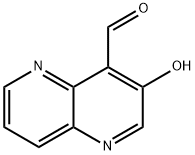 3-하이드록시-1,5-나프티리딘-4-카브알데하이드 구조식 이미지