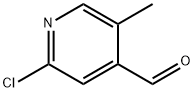 2-클로로-5-메틸피리딘-4-카복스알데히드 구조식 이미지