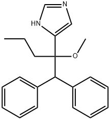 5-[1-(Diphenylmethyl)-1-methoxybutyl]-1H-imidazole Structure