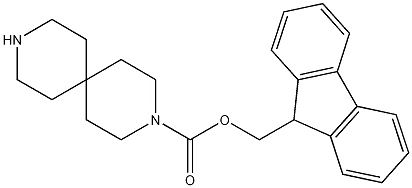 3,9-Diazaspiro[5.5]undecane-3-carboxylic acid, 9H-fluoren-9-ylmethyl ester Structure