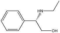 (S)-2-(에틸아미노)-2-페닐에탄올 구조식 이미지