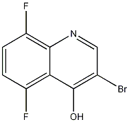 3-Bromo-5,8-difluoro-4-hydroxyquinoline Structure