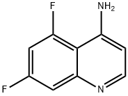4-амино-5,7-дифторхинолин структурированное изображение