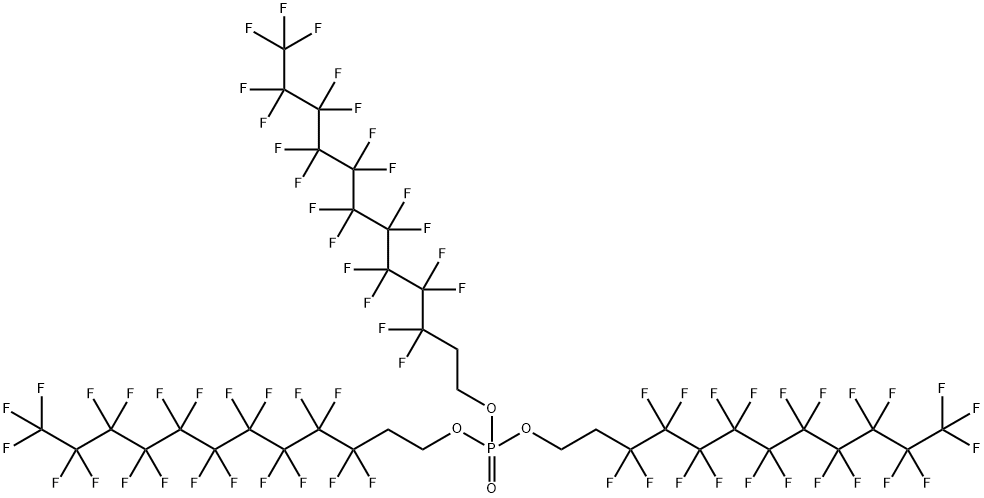Tris[2-(perfluorodecyl)ethyl] Phosphate Structure