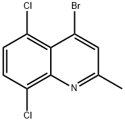 4-BROMO-5,8-DICHLORO-2-METHYLQUINOLINE Structure
